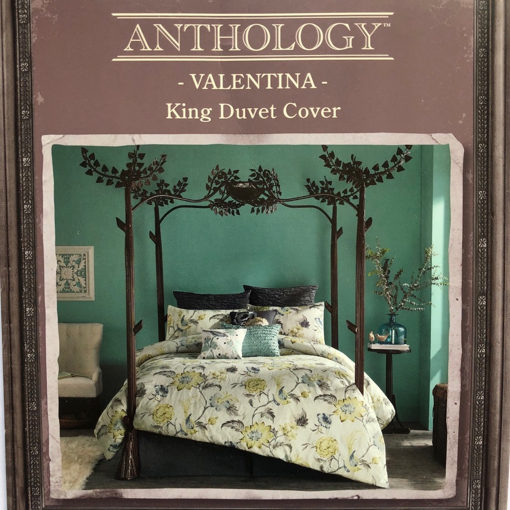 Anthology Valentina King Duvet Cover Floral Flower